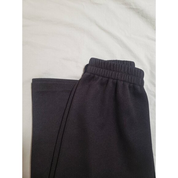Korean knit ribbed wide leg pants S - Picture 6 of 7